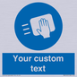 MH6165: Custom Disinfect Sign