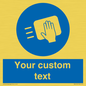 MH6165: Custom Disinfect Sign