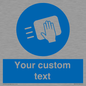 MH6165: Custom Disinfect Sign