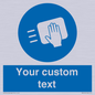 MH6165: Custom Disinfect Sign