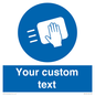 MH6165: Custom Disinfect Sign