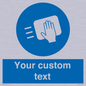 MH6165: Custom Disinfect Sign