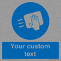 MH6165: Custom Disinfect Sign