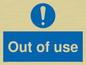 MH6166: Out of Use