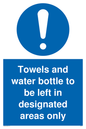MH6173: Towels and water bottle to be left in designated areas only