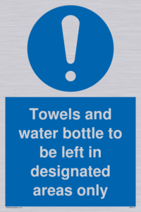 MH6173: Towels and water bottle to be left in designated areas only
