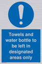 MH6173: Towels and water bottle to be left in designated areas only