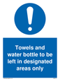 MH6173: Towels and water bottle to be left in designated areas only