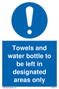 MH6173: Towels and water bottle to be left in designated areas only