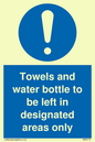 MH6173: Towels and water bottle to be left in designated areas only