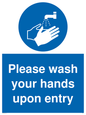 MH6174: Please wash your hands upon entry