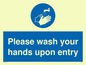 MH6174: Please wash your hands upon entry
