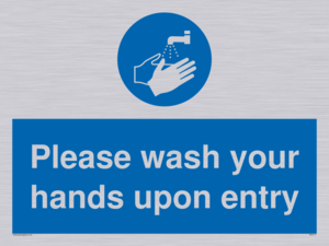 MH6174: Please wash your hands upon entry