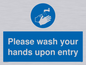 MH6174: Please wash your hands upon entry