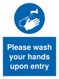 MH6174: Please wash your hands upon entry
