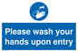 MH6174: Please wash your hands upon entry