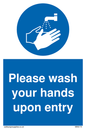 MH6174: Please wash your hands upon entry