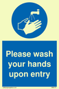MH6174: Please wash your hands upon entry