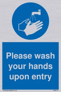 MH6174: Please wash your hands upon entry