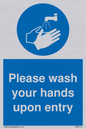 MH6174: Please wash your hands upon entry