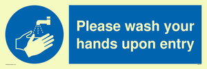 MH6174: Please wash your hands upon entry