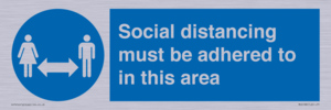 MH6188: Social distancing must be adhered to in this area