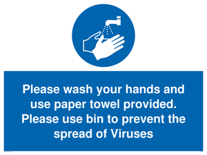 MH6200: Please wash your hands and use the paper towel provided.