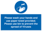 MH6200: Please wash your hands and use the paper towel provided.