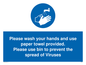 MH6200: Please wash your hands and use the paper towel provided.