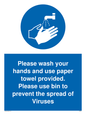 MH6200: Please wash your hands and use the paper towel provided.