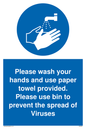 MH6200: Please wash your hands and use the paper towel provided.