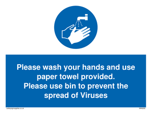 MH6200: Please wash your hands and use the paper towel provided.