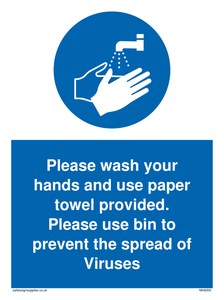MH6200: Please wash your hands and use the paper towel provided.
