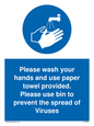 MH6200: Please wash your hands and use the paper towel provided.