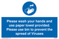 MH6200: Please wash your hands and use the paper towel provided.