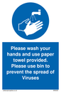 MH6200: Please wash your hands and use the paper towel provided.