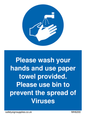 MH6200: Please wash your hands and use the paper towel provided.