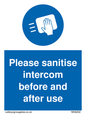 MH6202: Please sanitise intercom before and after use