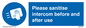MH6202: Please sanitise intercom before and after use