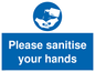 MH6207: Please sanitise your hands