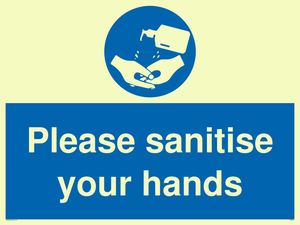 MH6207: Please sanitise your hands