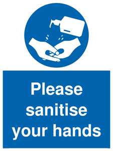 MH6207: Please sanitise your hands