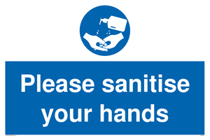 MH6207: Please sanitise your hands
