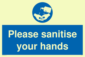 MH6207: Please sanitise your hands