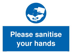 MH6207: Please sanitise your hands