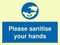 MH6207: Please sanitise your hands