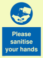 MH6207: Please sanitise your hands