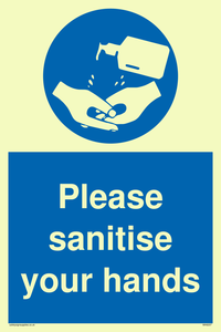 MH6207: Please sanitise your hands