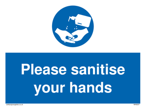 MH6207: Please sanitise your hands