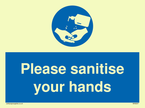 MH6207: Please sanitise your hands